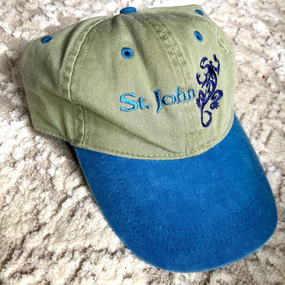 NEW!! St. John Virgin Islands Adjustable Velcro Baseball Hat - Picture 1 of 5